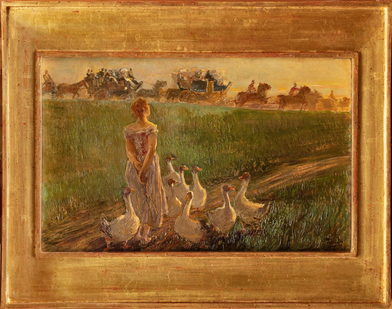 Libatartó (olaj, vászon) alkotó: Gaetano Previati