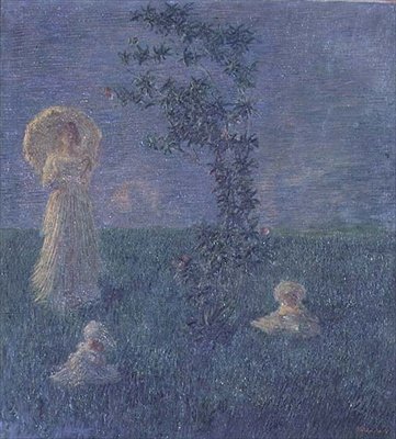 A Réten alkotó: Gaetano Previati