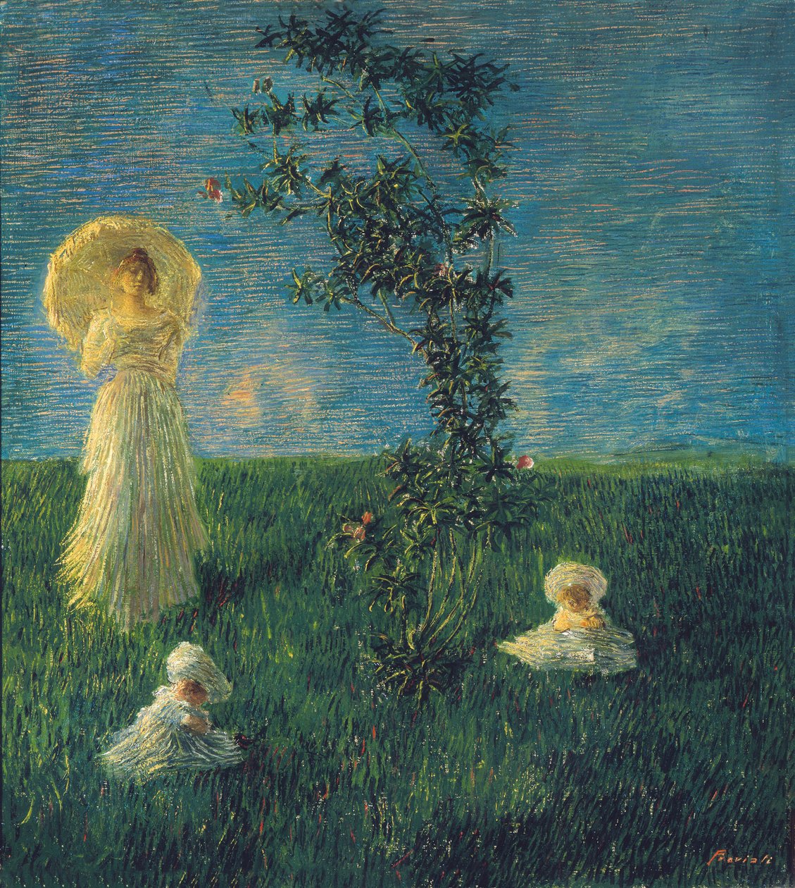 A réten Béke, 1889-1890. alkotó: Gaetano Previati