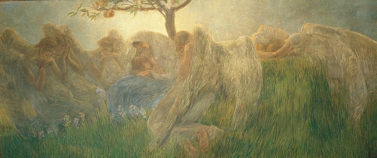 Anyaság alkotó: Gaetano Previati