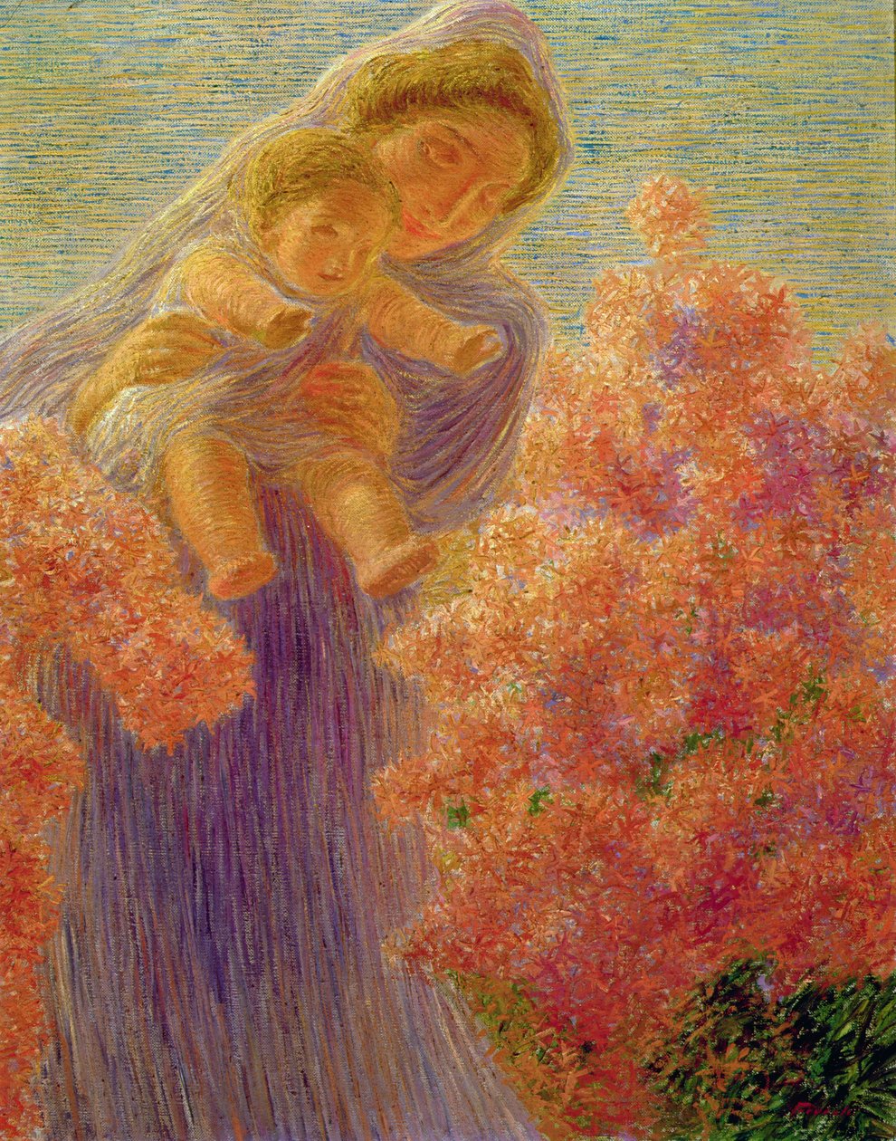 Anya és gyermek alkotó: Gaetano Previati