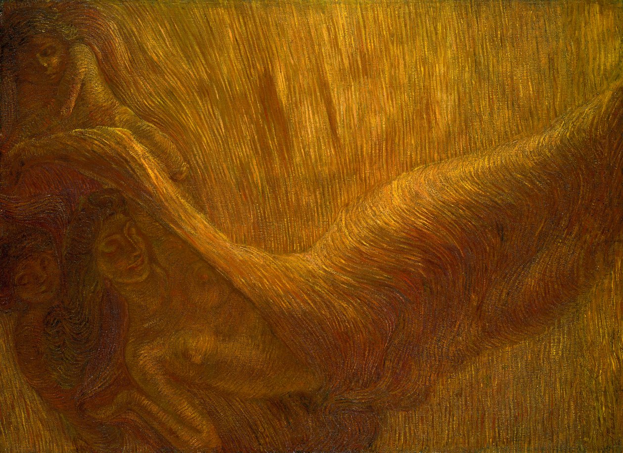 A nap, 1907 alkotó: Gaetano Previati