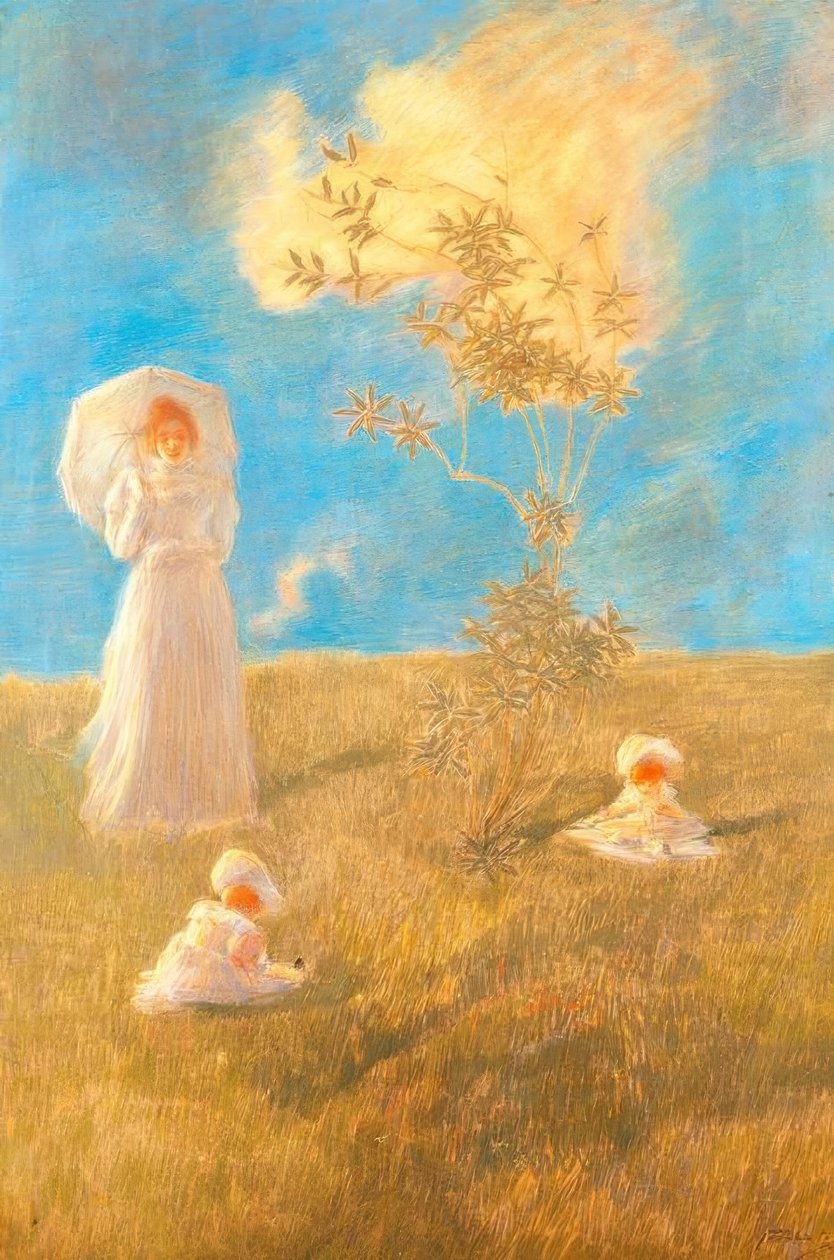 A csendes, Gaetano Previati (1852–1920), alkotó: Gaetano Previati