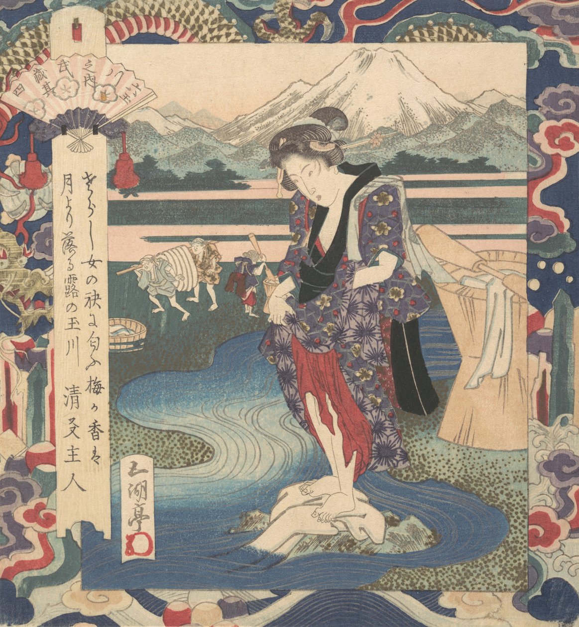Nyomtatás, kb. 1830. alkotó: Gakutei