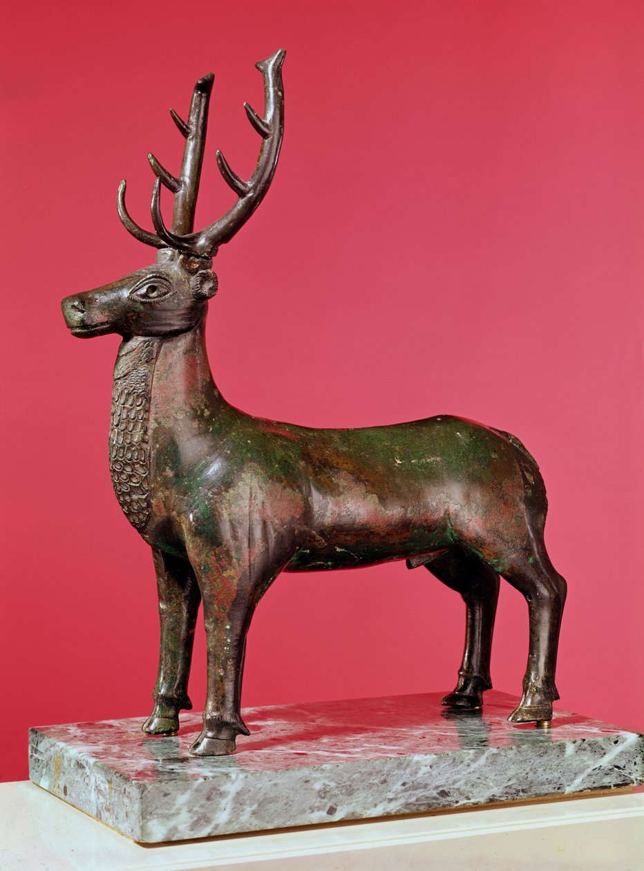 Szarvas (bronz) alkotó: Gallo Roman