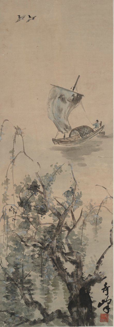 Halász a tájban alkotó: Gao Qifeng