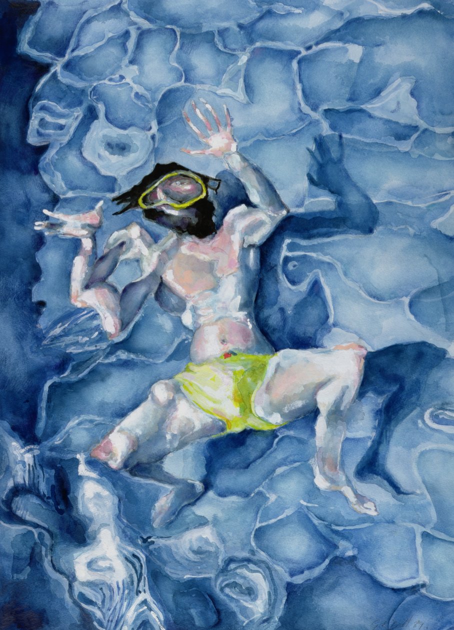 Az úszó, 1989 alkotó: Gareth Lloyd Ball