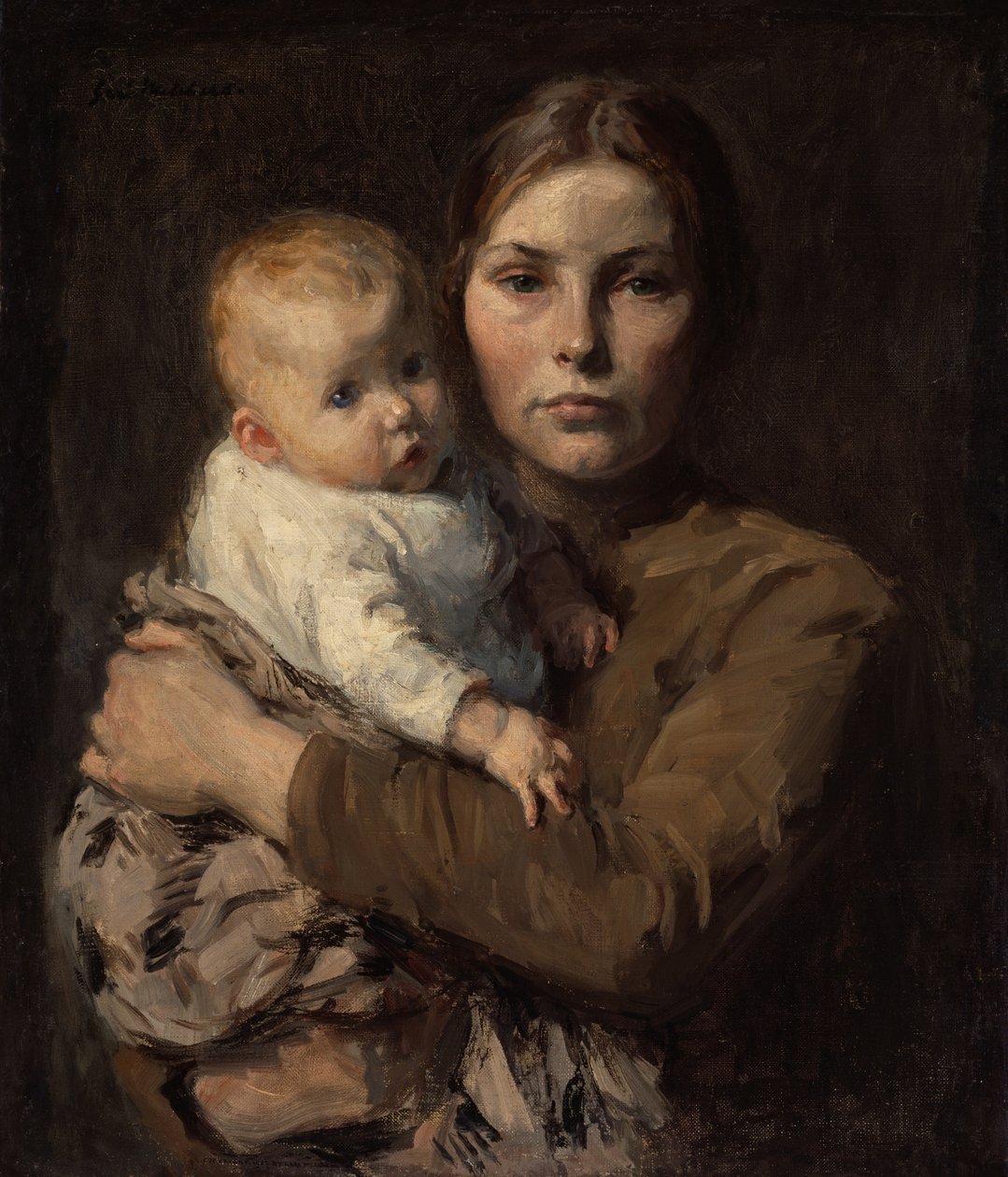 Anya és gyermeke, c. 1906. alkotó: Gari Melchers