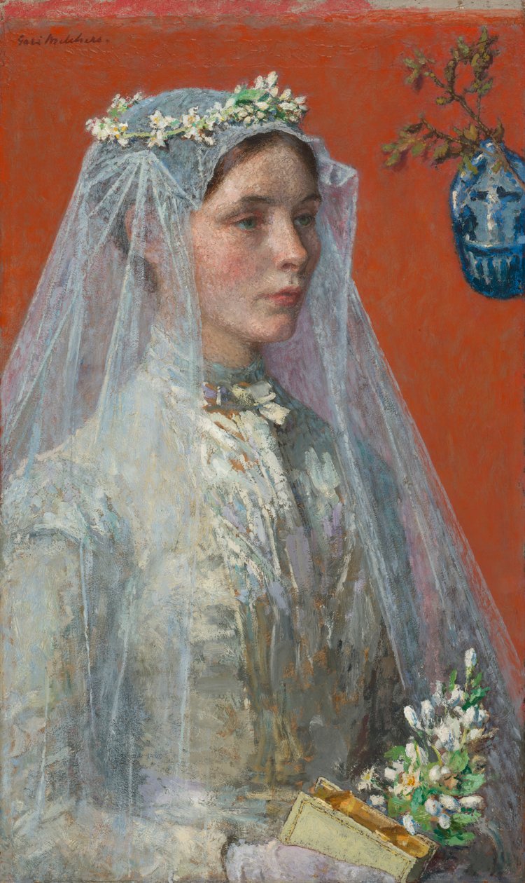 A menyasszony, kb. 1907. alkotó: Gari Melchers