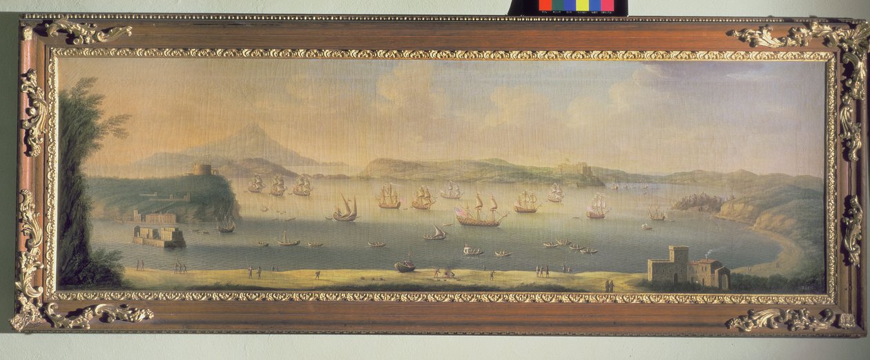 A Pozzuoli-öböl, Nápoly közelében alkotó: Gaspar Butler