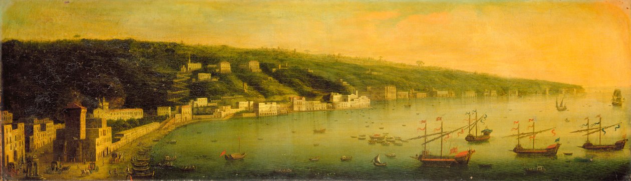 A nápolyi öböl (olaj, vászon) alkotó: Gaspar Butler