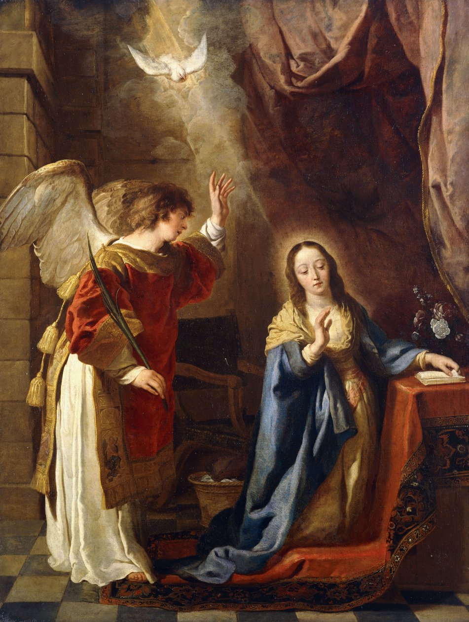 Az Angyali üdvözlet, alkotó: Gaspar De Crayer
