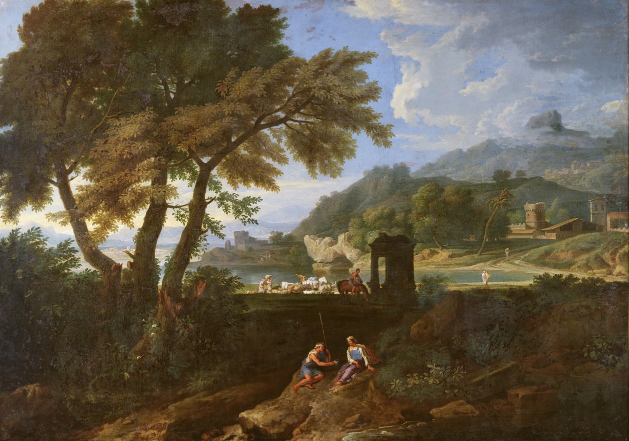 Tájkép alkotó: Gaspard Poussin Dughet