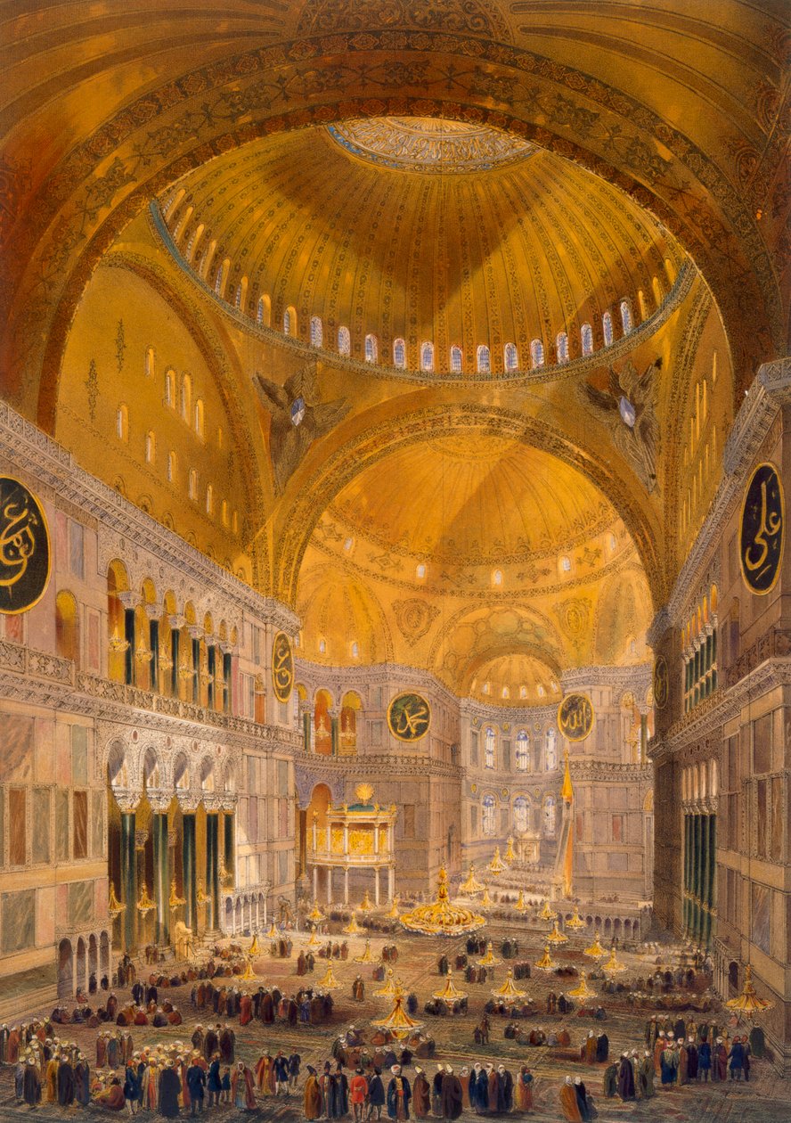 Hagia Sophia, Konstantinápoly, 1852 alkotó: Gaspard Fossati