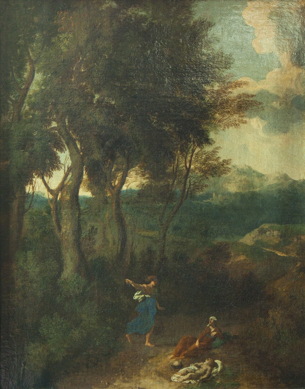 Hágár és Izmael alkotó: Gaspard Poussin Dughet
