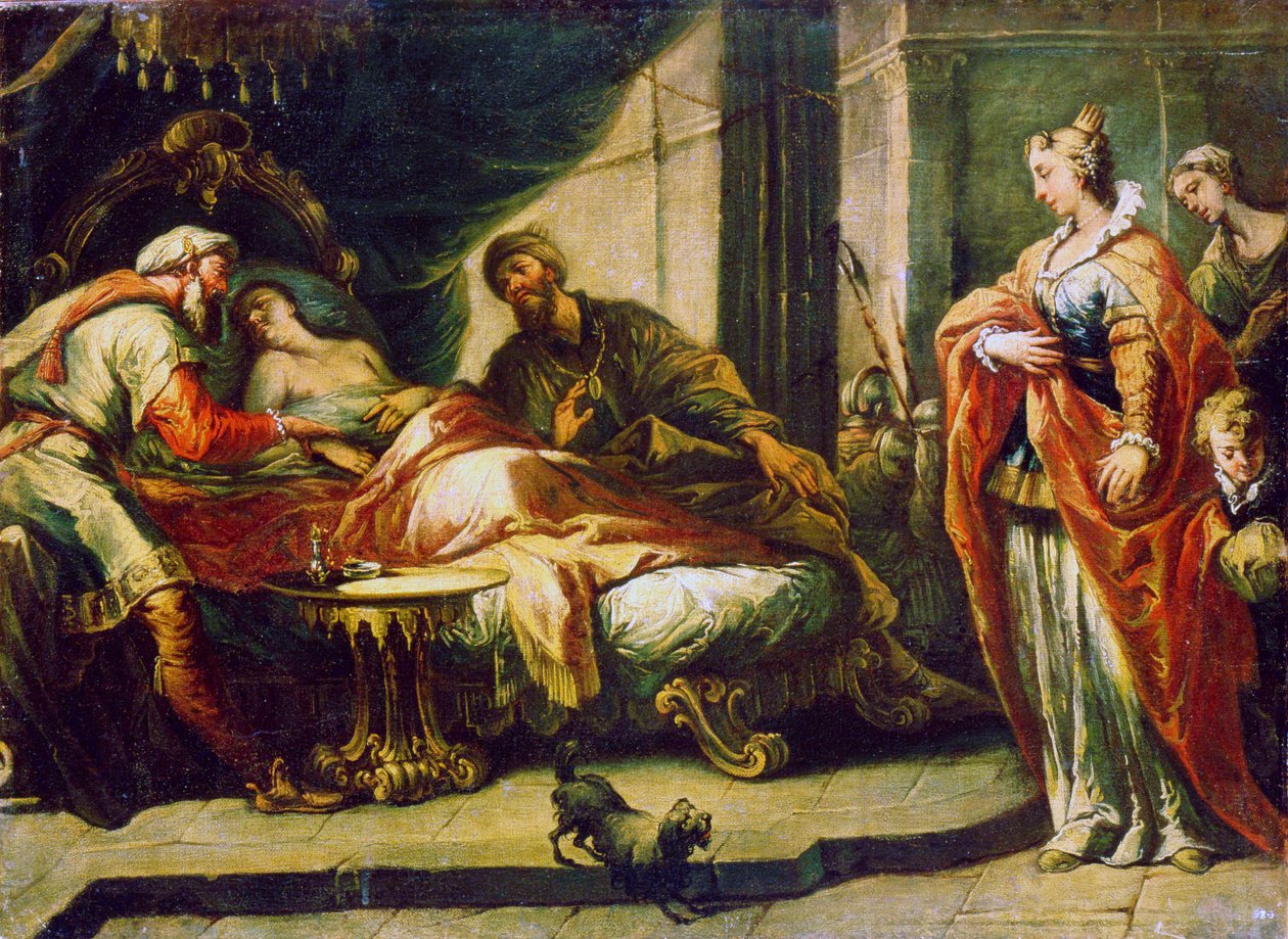 „Antiochus és Stratonike”, 18. század. alkotó: Gaspare Diziani