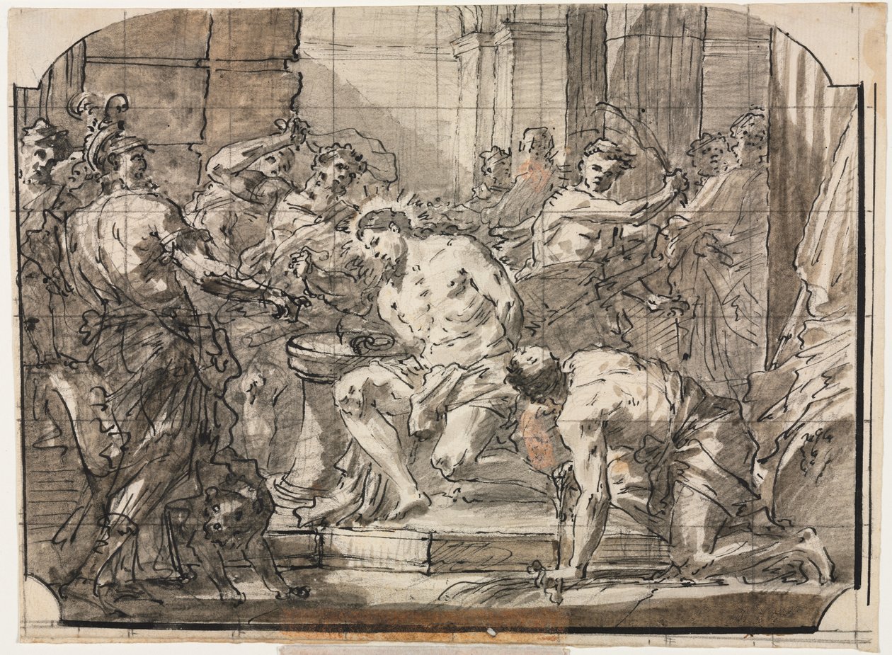 Krisztus ostorozása, c. 175055. alkotó: Gaspare Diziani