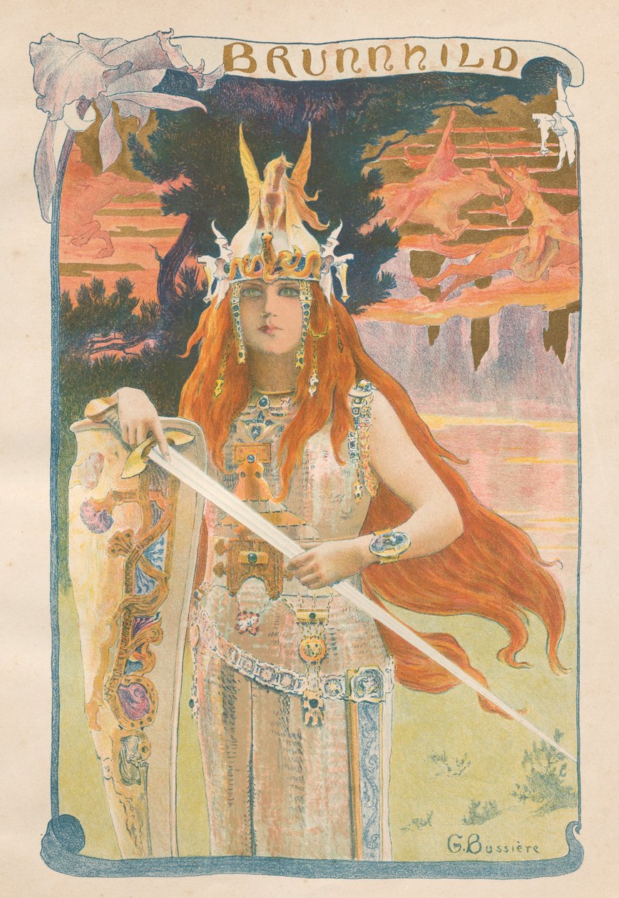 Brunnhild, 1899. alkotó: Gaston Bussiere