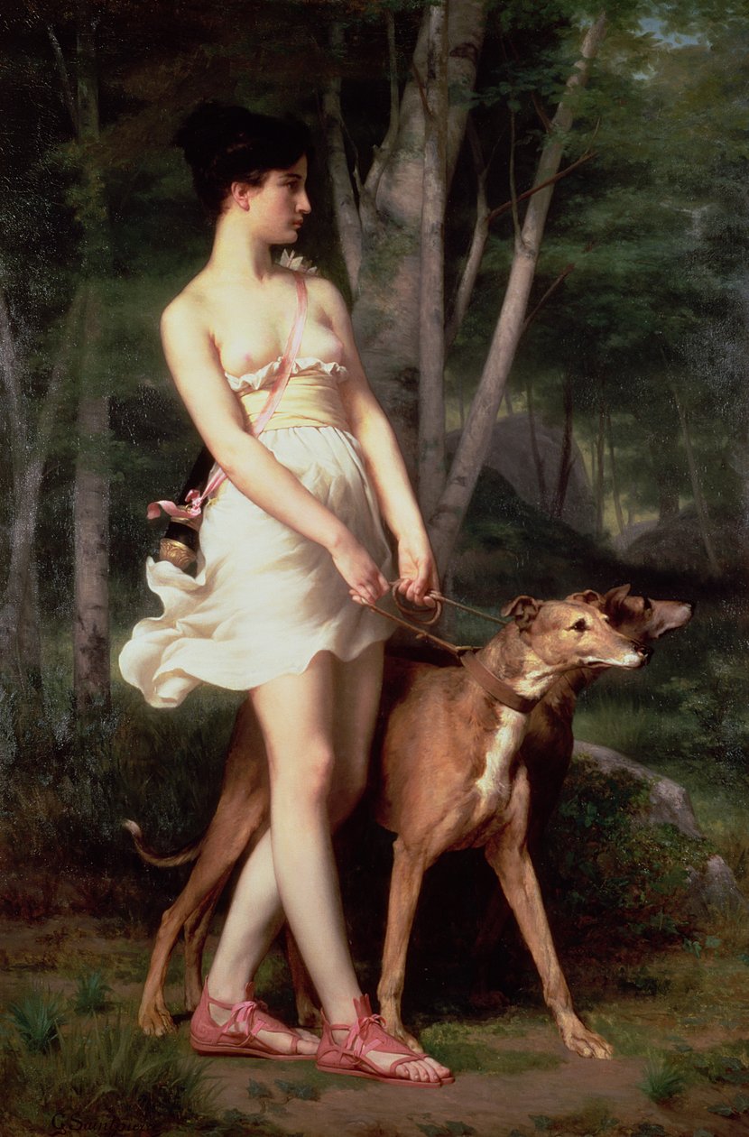 Diana a vadásznő alkotó: Gaston Casimir Saint Pierre