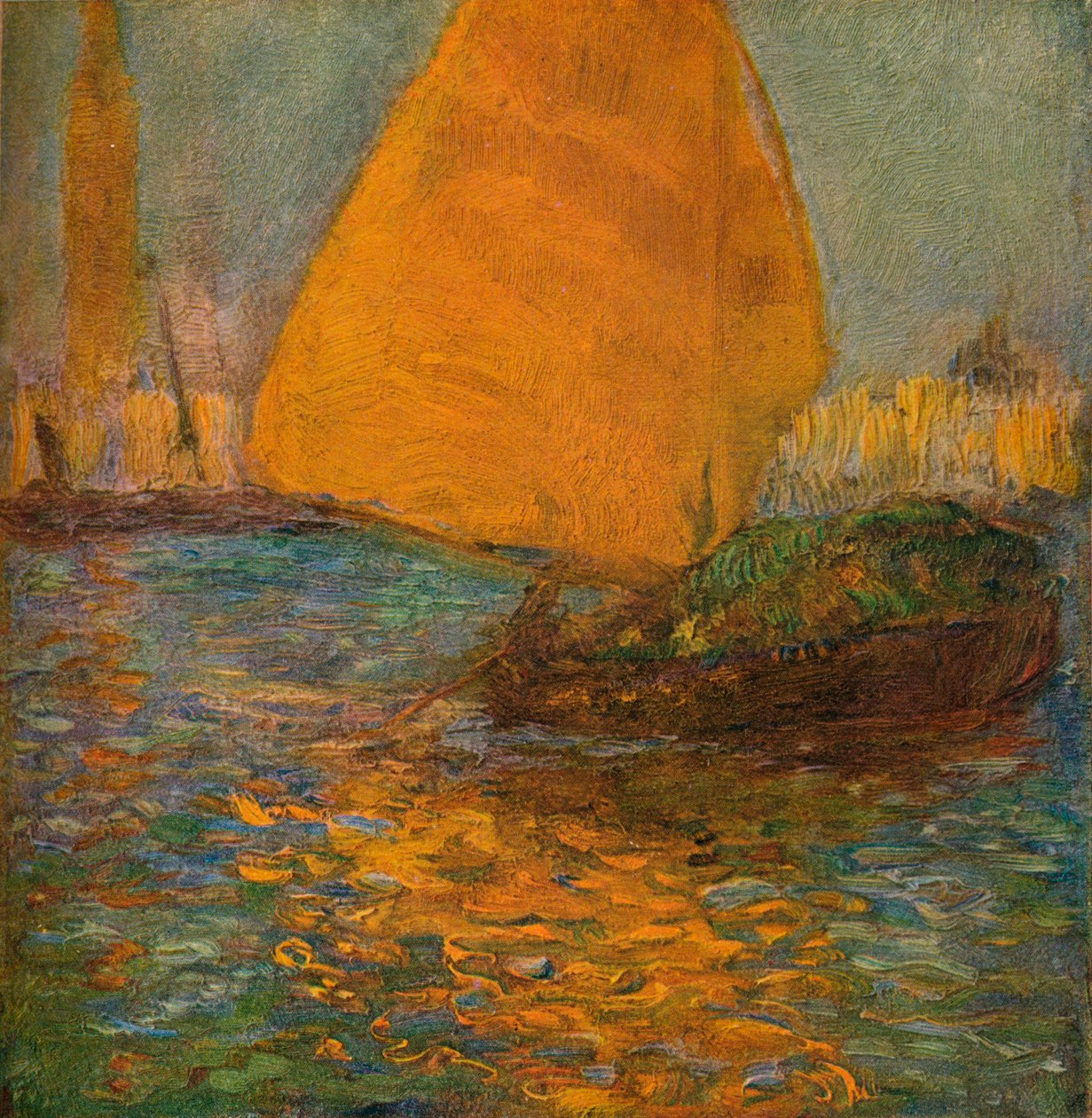 A sárga vitorla, c1905 alkotó: Gaston La Touche