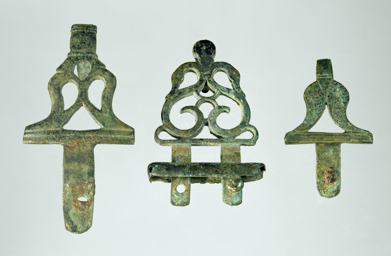 Övhorgok, Chalons-sur-Marne-ból, Tene II (Kr. e. 300-120) (fém) alkotó: Gaulish