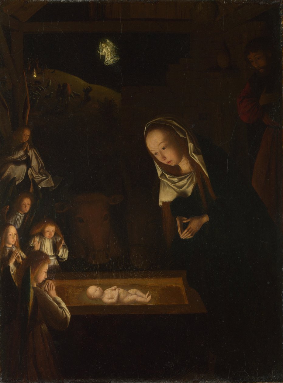 Éjszakai Születés alkotó: Geertgen Tot sint Jans