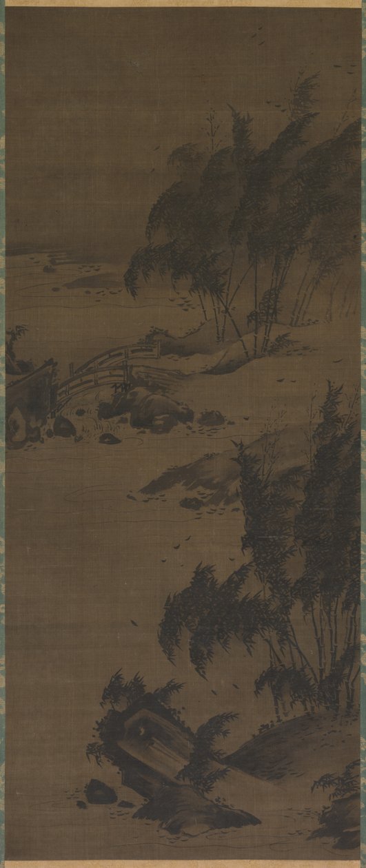 Bamboo in Wind, 1500-as évek eleje. alkotó: Genga