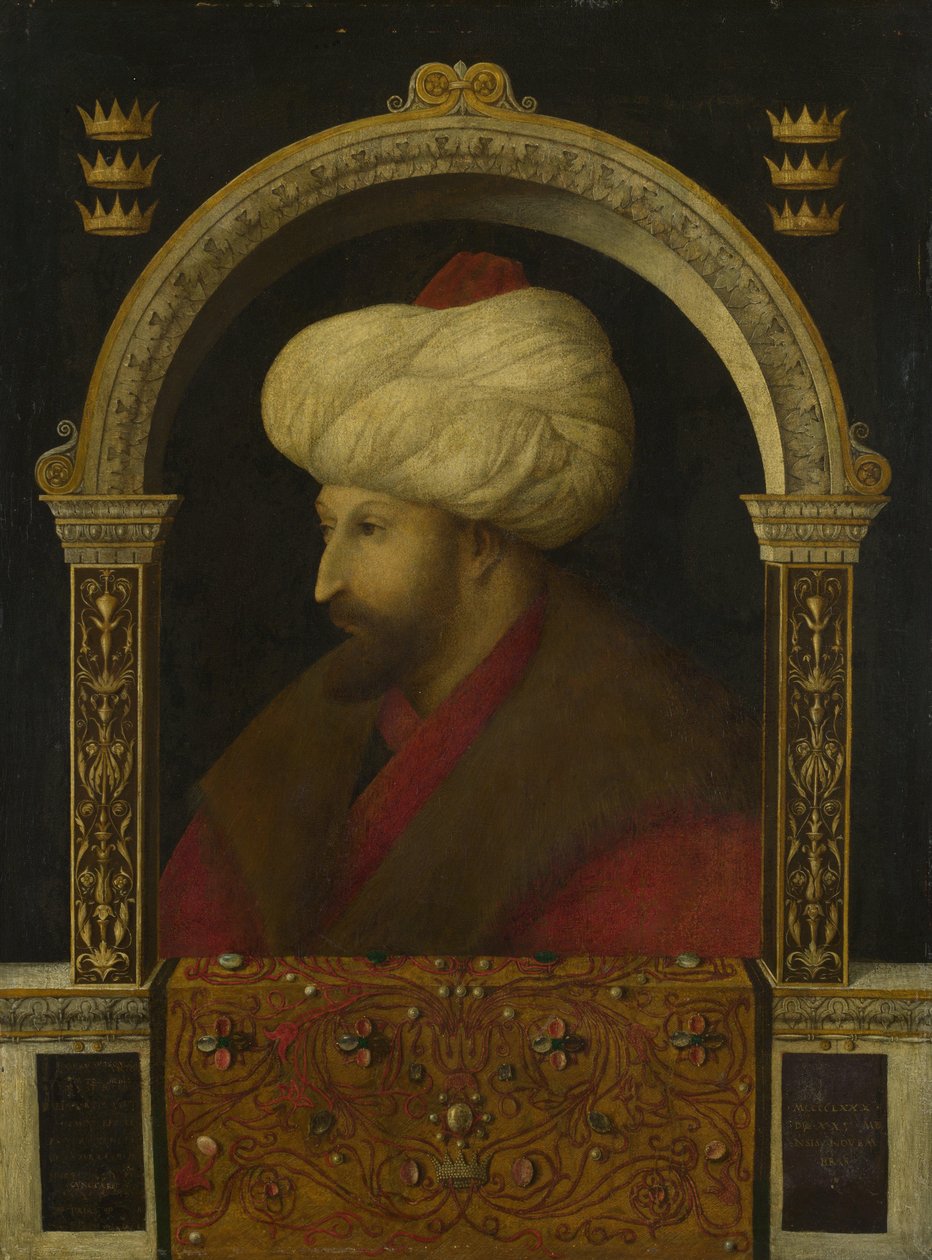 Mehmet II. szultán alkotó: Gentile Bellini