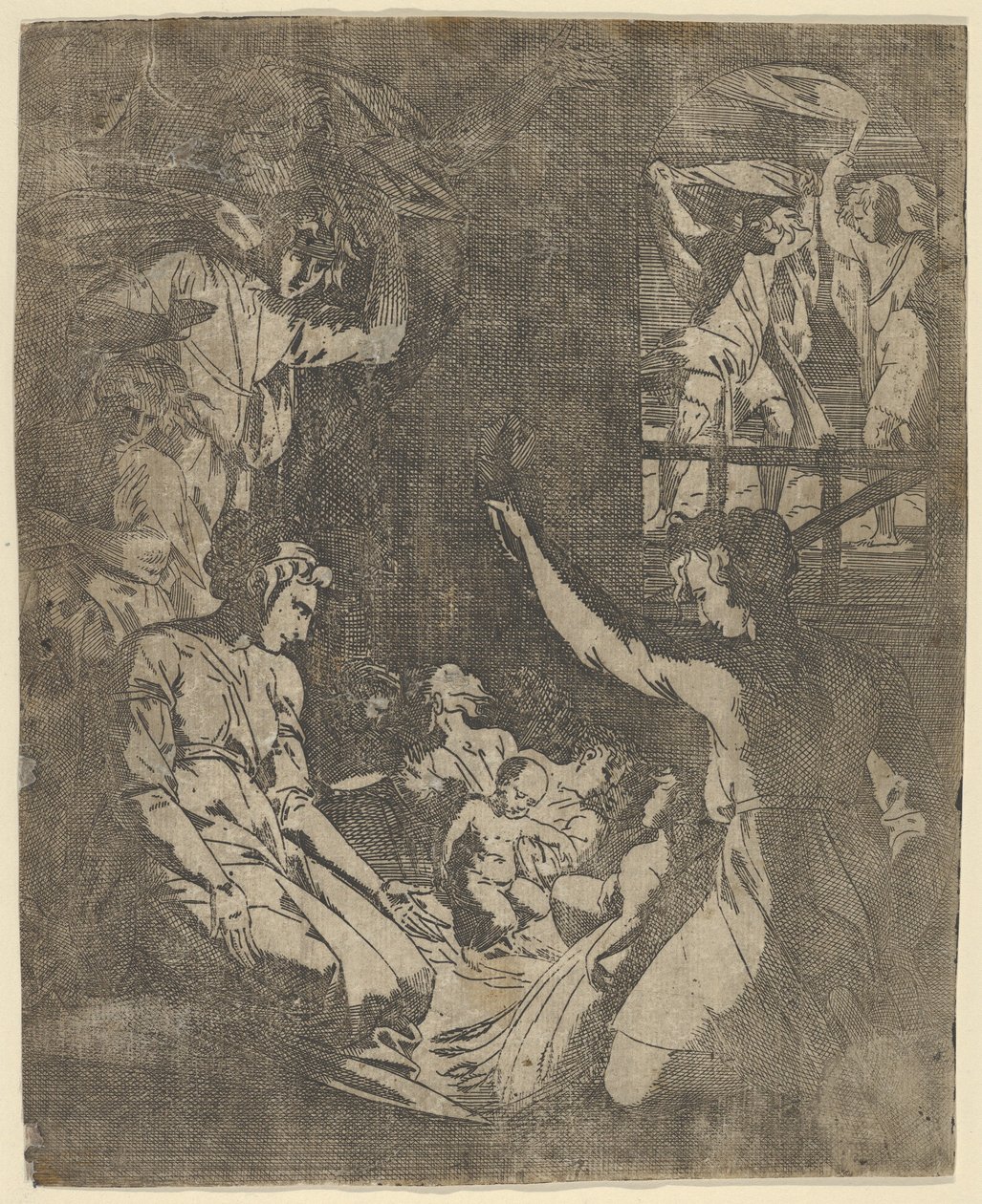 Születés, 1530-73. alkotó: Geoffroy Dumoûtier