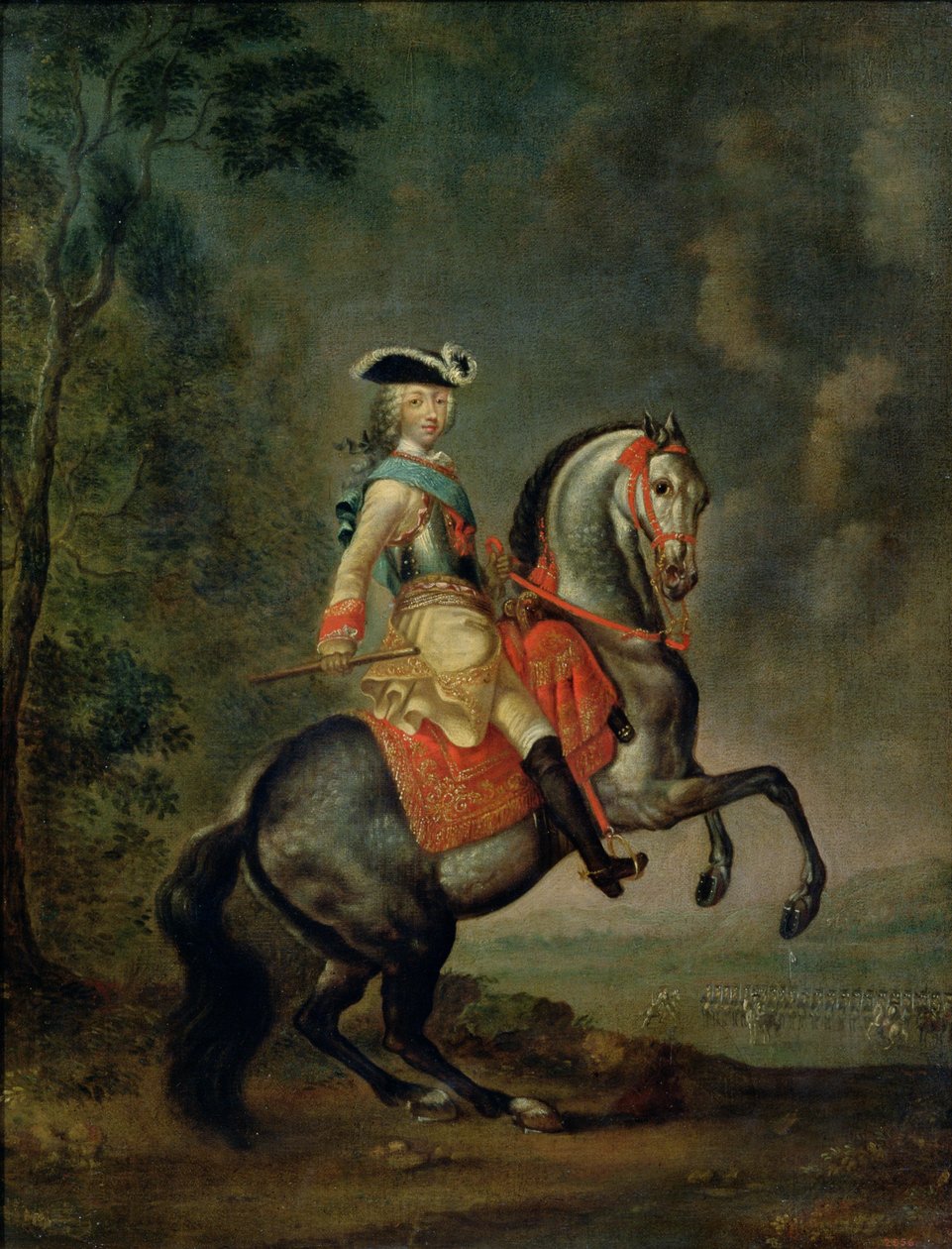 Péter nagyherceg (1728-62) portréja alkotó: Georg Christoph Grooth