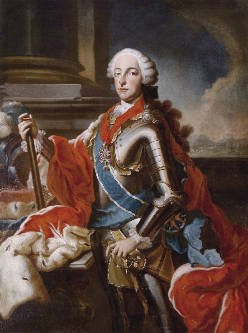 III. Maximilian József, bajor választófejedelem (1727-1777) portréja alkotó: Georg Desmarees