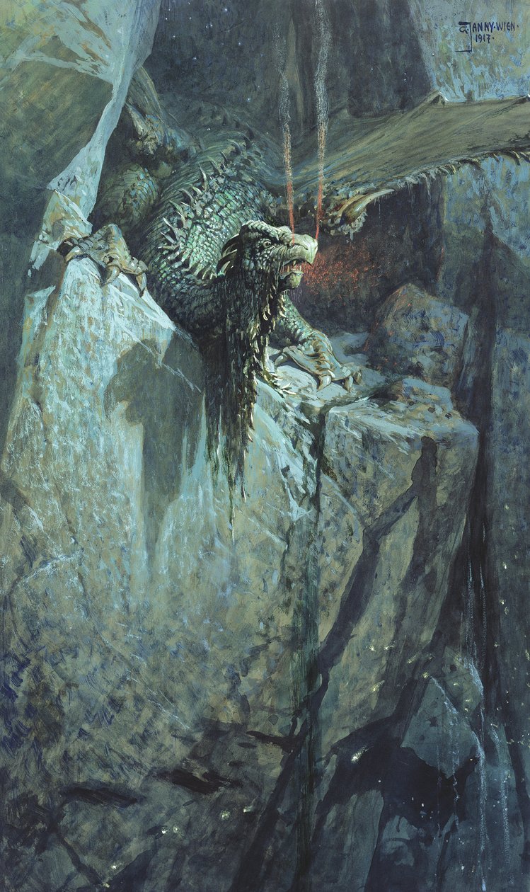 A Sárkány barlangja, 1917 alkotó: Georg Janny