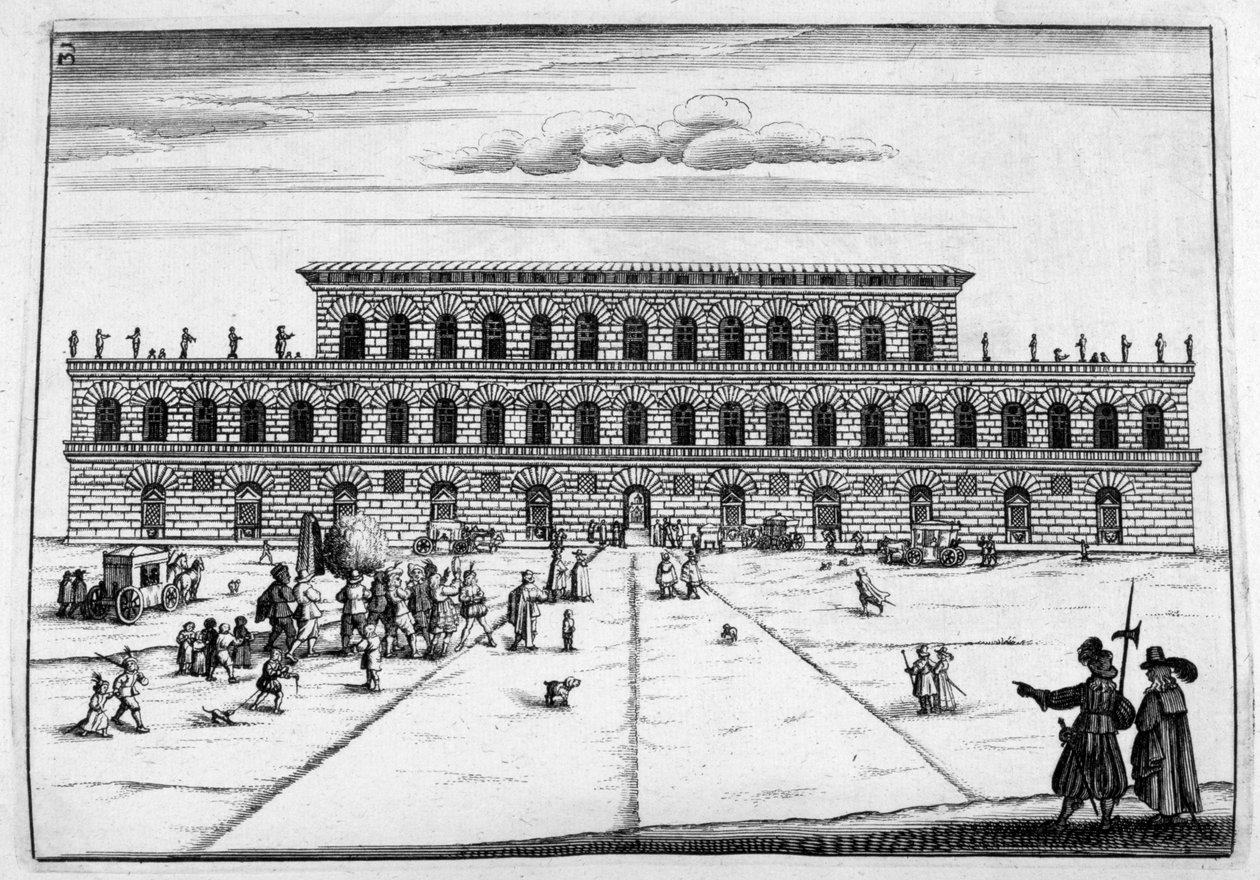 Kastélyterv, 1664 alkotó: Georg Andreas Bockler