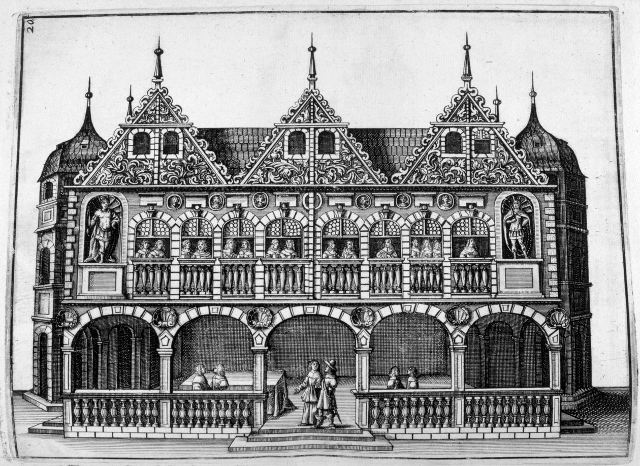 Kastélyterv, 1664 alkotó: Georg Andreas Bockler