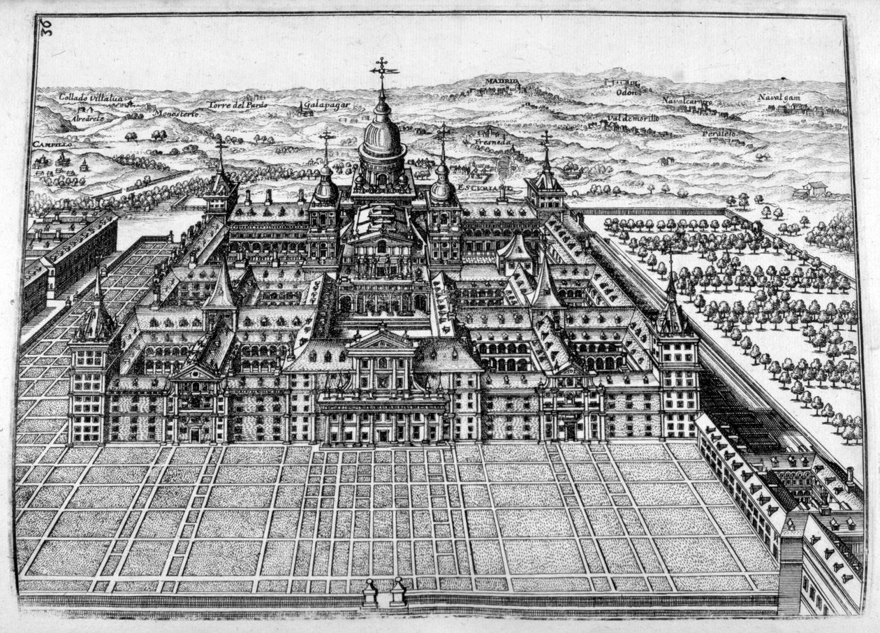 Kastélyterv, 1664 alkotó: Georg Andreas Bockler