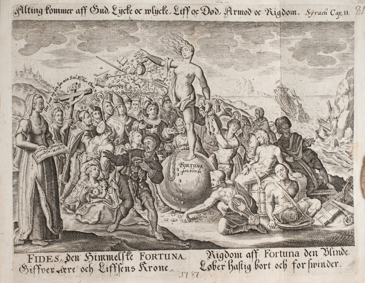 "Fortuna a vak" alkotó: Georg Fahrenholtz