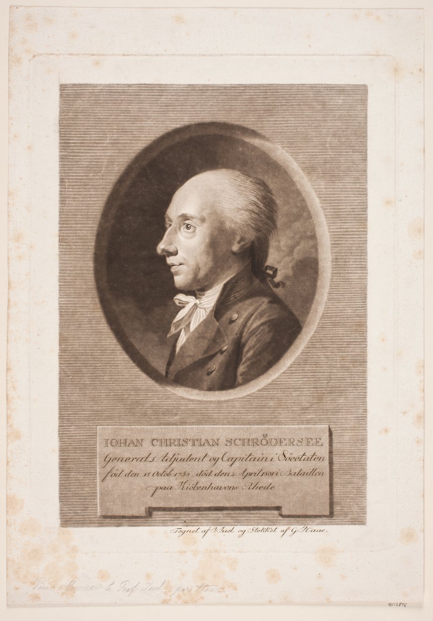 J. C. Schrødersee haditengerészeti tiszt alkotó: Georg Haas