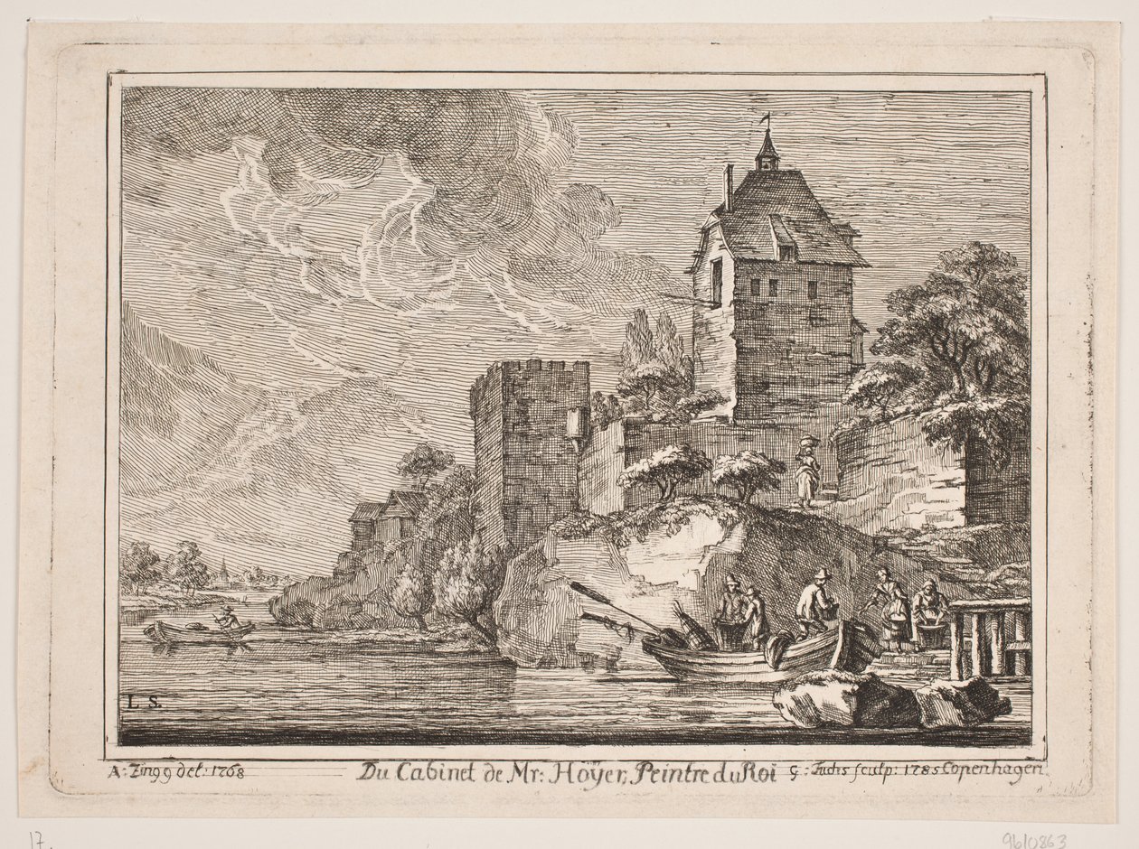 Egy régi kastély alkotó: Georg Mathias Fuchs