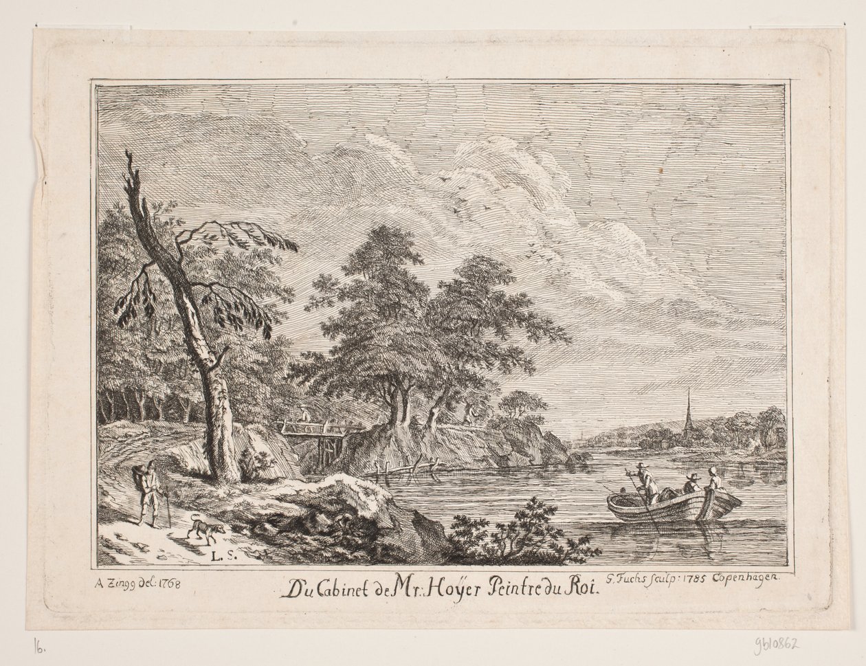 Flodparti alkotó: Georg Mathias Fuchs