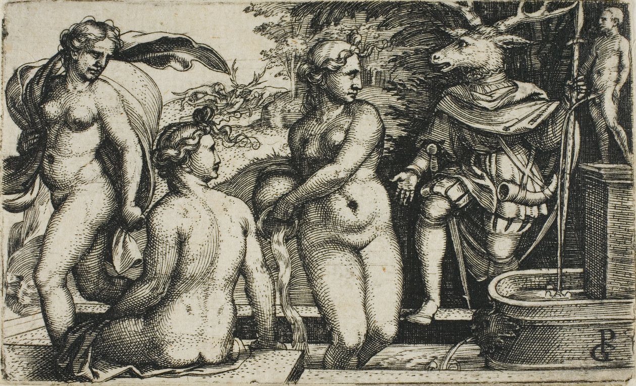 Diana a fürdőben alkotó: Georg Pencz