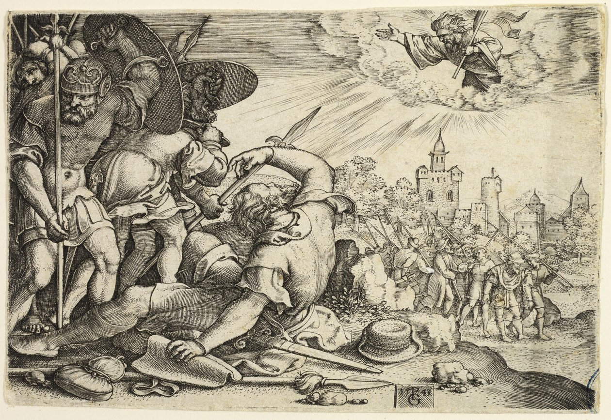 Szent Pál megtérése alkotó: Georg Pencz