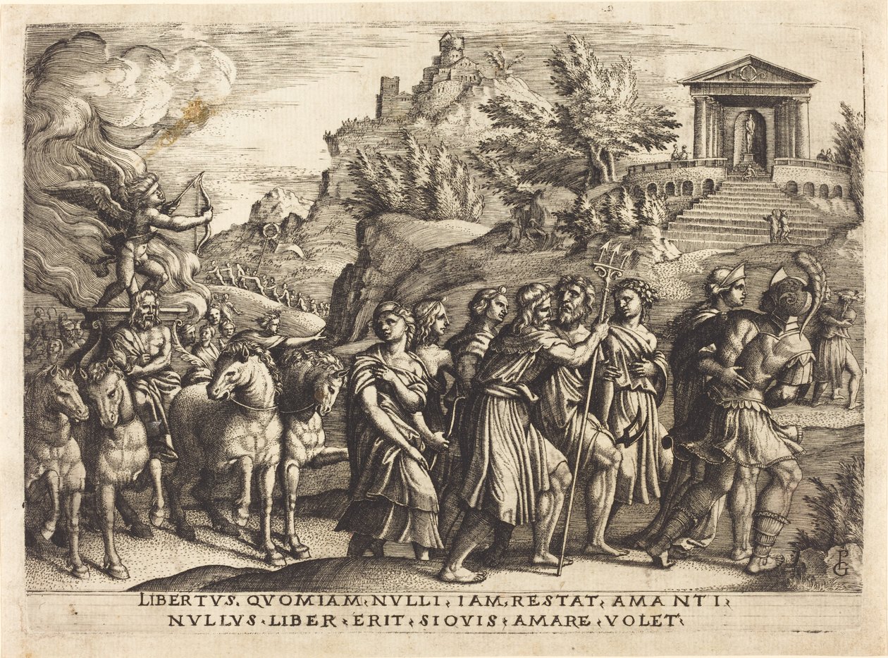 A szerelem diadala alkotó: Georg Pencz