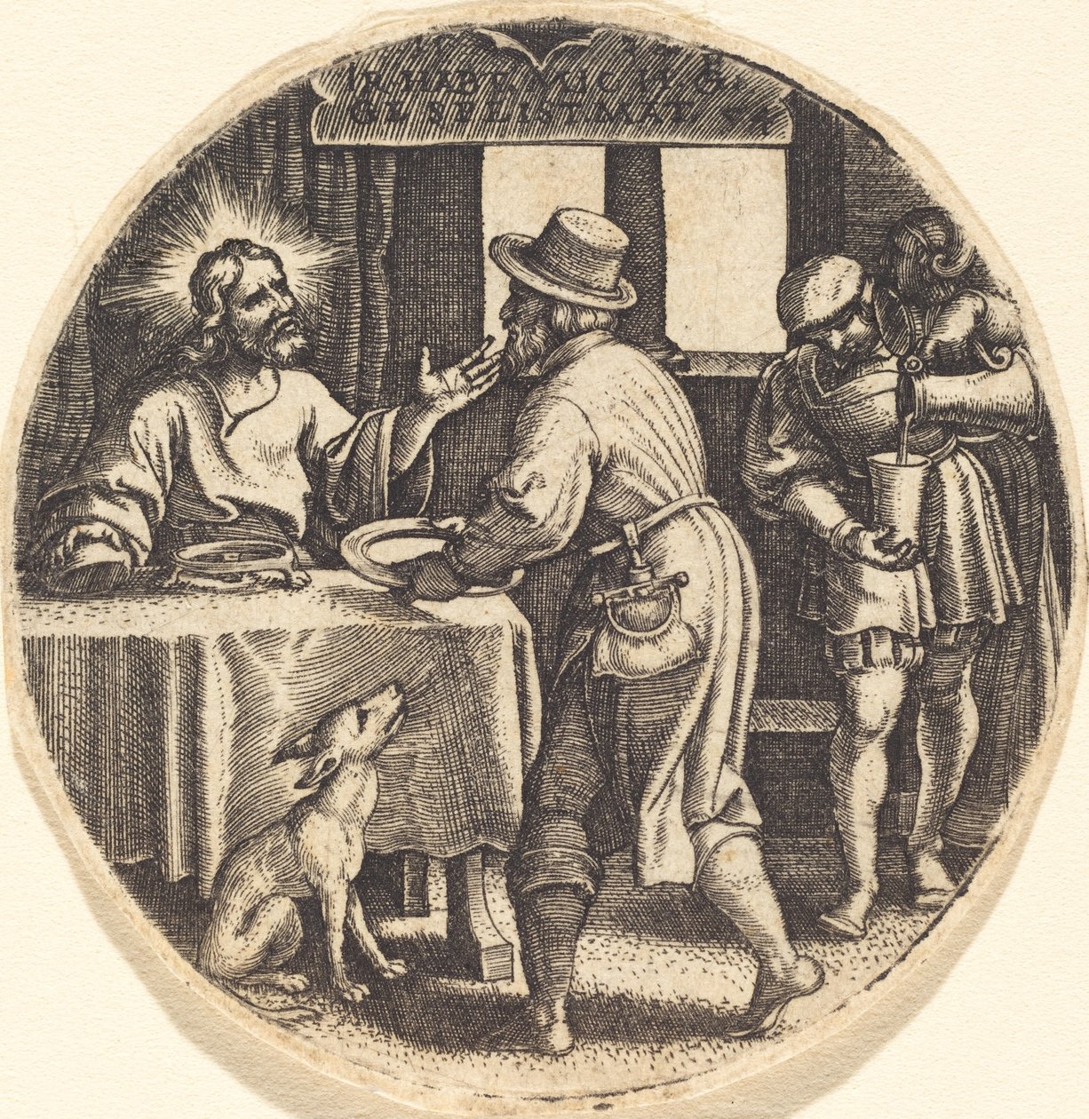 Etetni az éhezőket alkotó: Georg Pencz