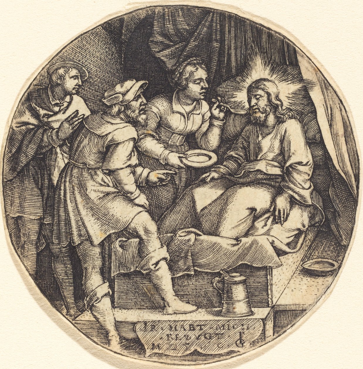 Betegeket ápolni alkotó: Georg Pencz