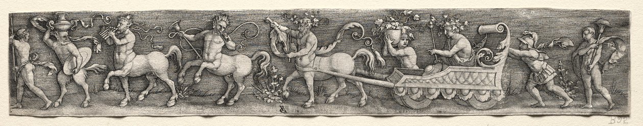 Bacchus diadala, c. 1539. alkotó: Georg Pencz