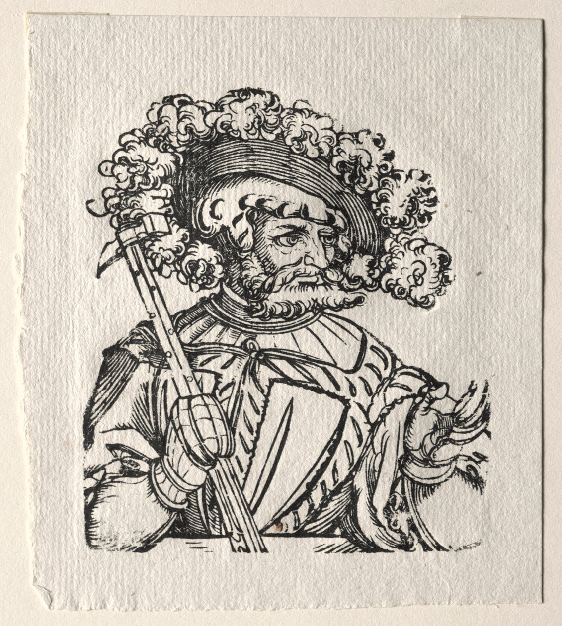 Az Ószövetség zsarnokai: Holofernész. alkotó: Georg Pencz