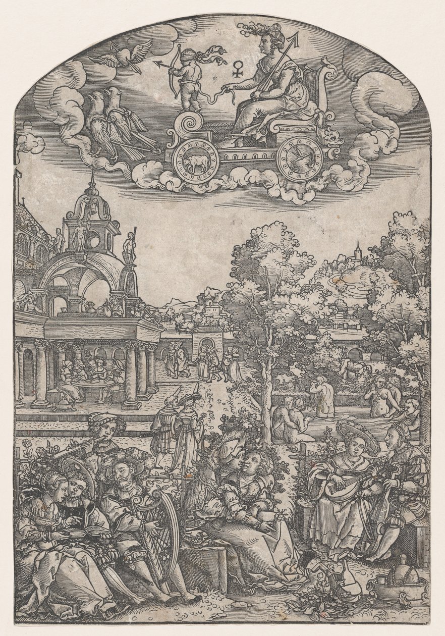 Vénusz, A hét bolygóból. alkotó: Georg Pencz