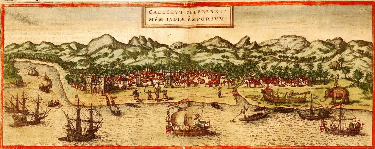 Calicut alkotó: Georg and Hogenberg Franz (1535 90) Braun