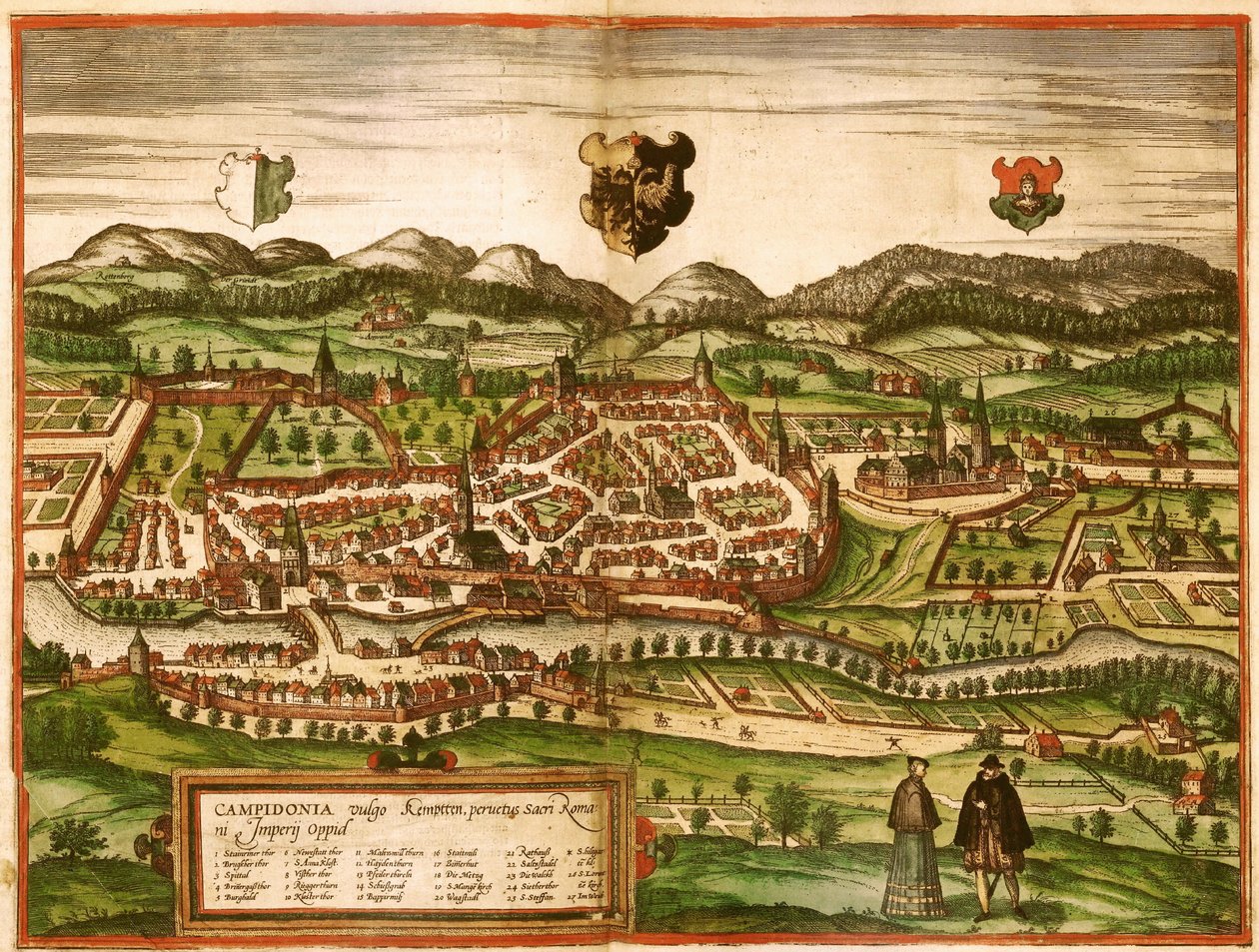 Kempten alkotó: Georg and Hogenberg Franz (1535 90) Braun
