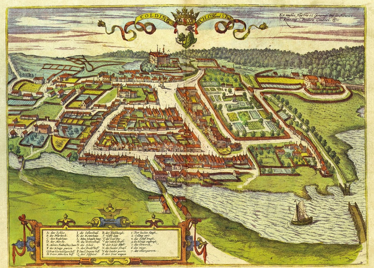 Kolding, Dánia alkotó: Georg and Hogenberg Franz (1535 90) Braun